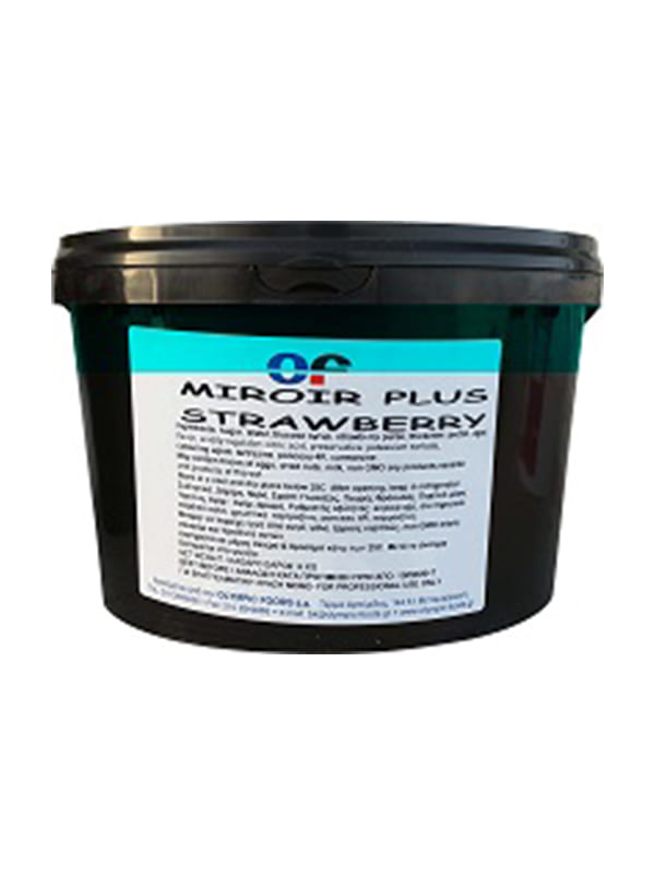 Γκλασάζ φράουλα plus ζεστή μέθοδος (miroir) 6kg OLYMPIC FOODS