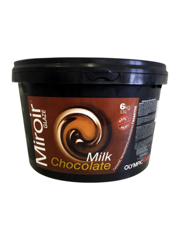 Γκλασάζ σοκολάτας γάλακτος (Miroire) 6kg OLYMPIC FOODS