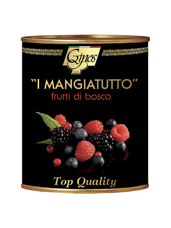 Φρούτα του δάσους σε σιρόπι Ginos 880gr