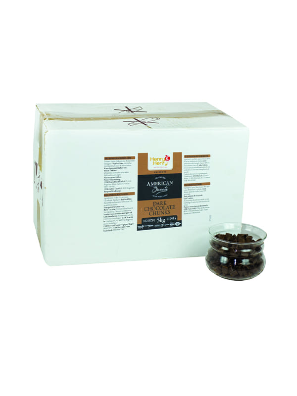 Dark chocolate chunks CSM 1X5kg