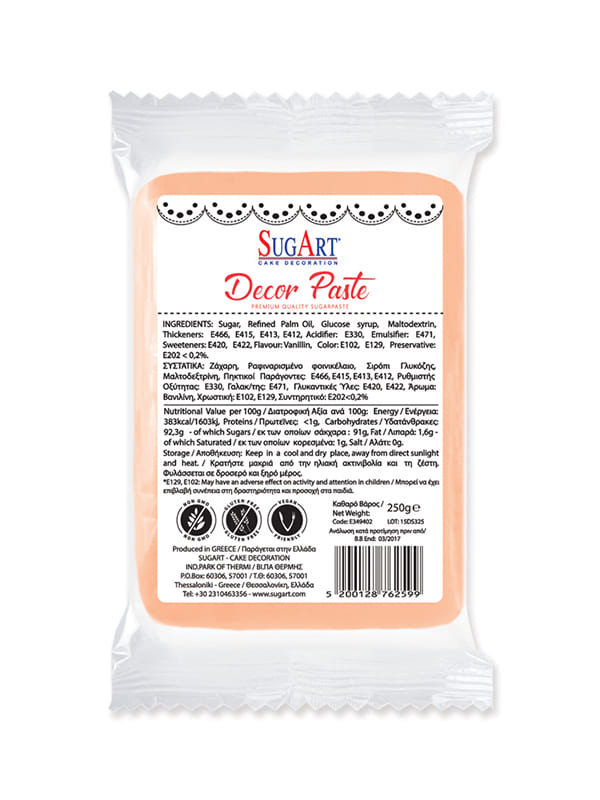 DECOR PASTE ΖΑΧΑΡΟΠΑΣΤΑ ΣΟΜΩΝ 12X1kg