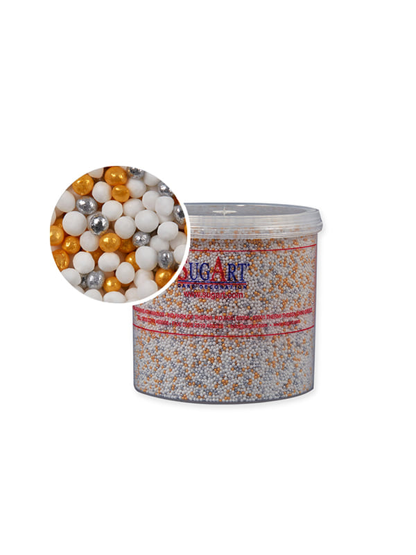 ΚΑΣ-ΚΑΣ ΛΕΥΚΟ-ΑΣΗΜΙ-ΧΡΥΣΟ 20X750gr