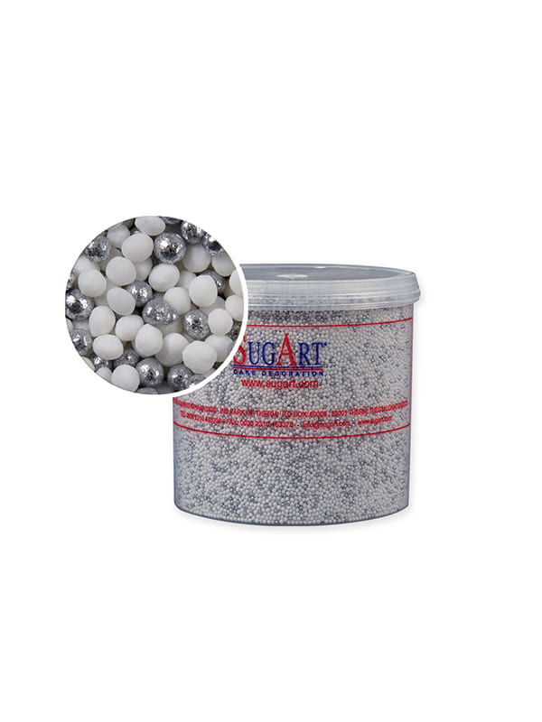 Κας-κας λευκό-ασημί 750gr