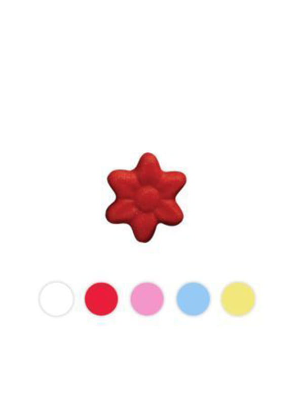 Soft mini λουλούδια αστεράκια 1,7cm σιέλ (1πακ x 140τεμ)