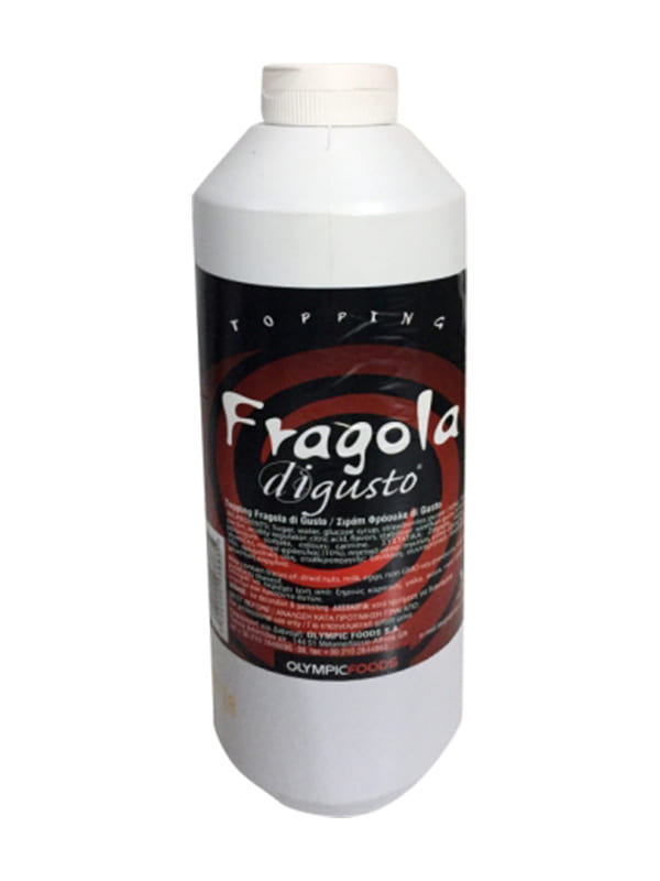 Σιρόπι φράουλα φιάλη 1,1kg OLYMPIC FOODS