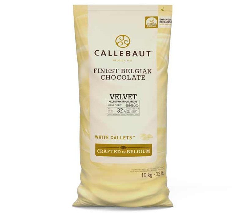 Λευκή σοκολάτα velvet 32% Barry Callebaut 10kg