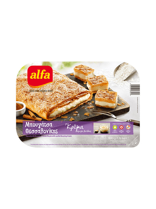 Μπουγάτσα κρέμα 10X850g ALFA