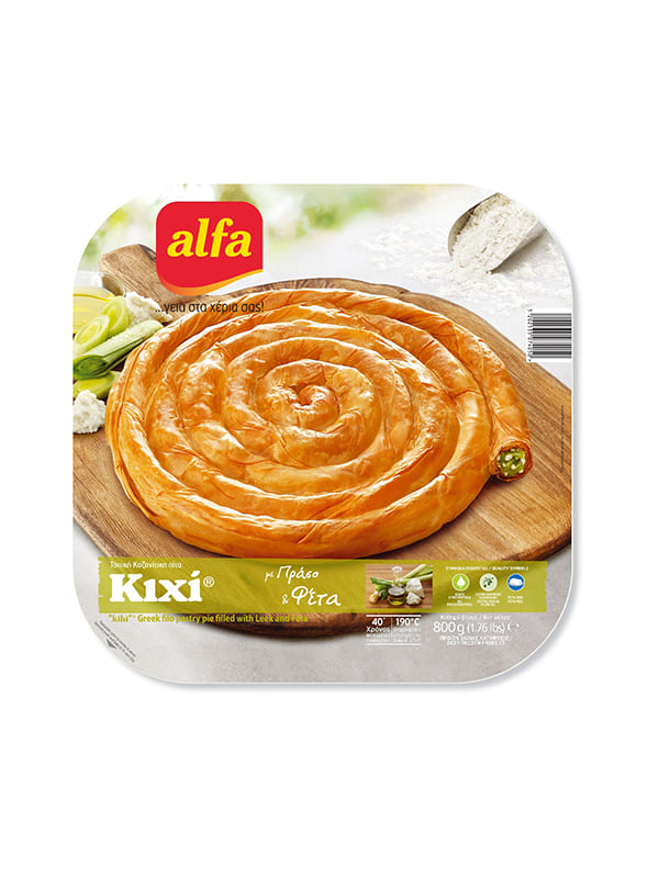 ΚΙΧΙ ταψί πράσο τυρί 800g ALFA