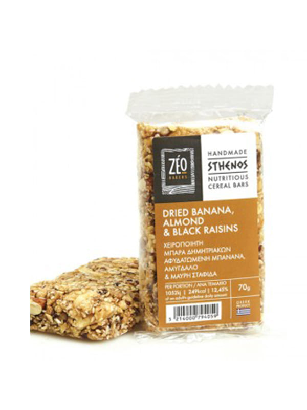 Display bars μπανάνα - αμύγδαλο 12Χ(12τεμΧ70g) ΖΕΩ