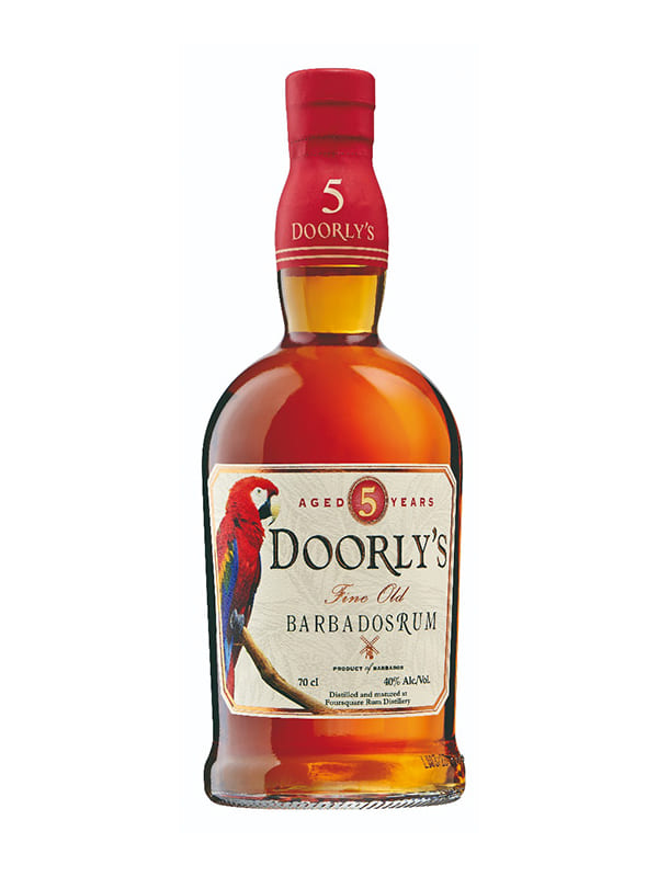 Doorlys 5 years 40% gold rum 70cl