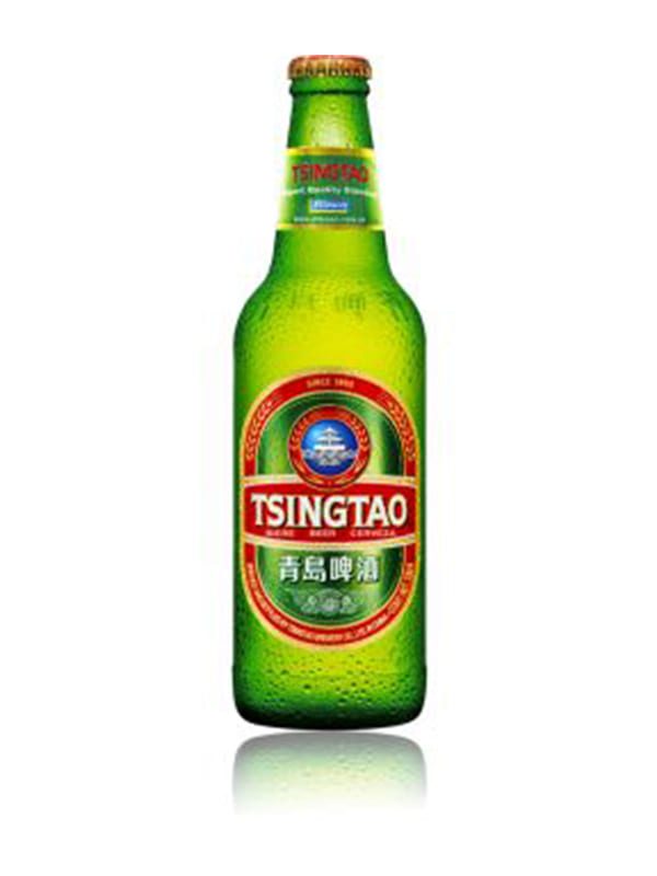 Tsingtao beer glass bottle 330ml