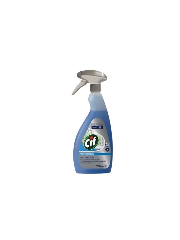 Cif professional glass cleaner 750ml