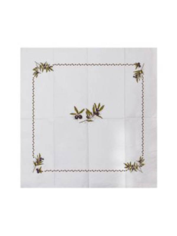 Τραπεζομάντηλο 1χ1 ελιά λευκό Regina 200τεμ