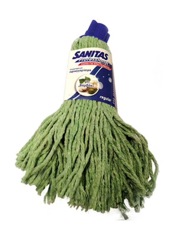 Σφουγγαρίστρα με νήμα πράσινη Sanitas 400gr