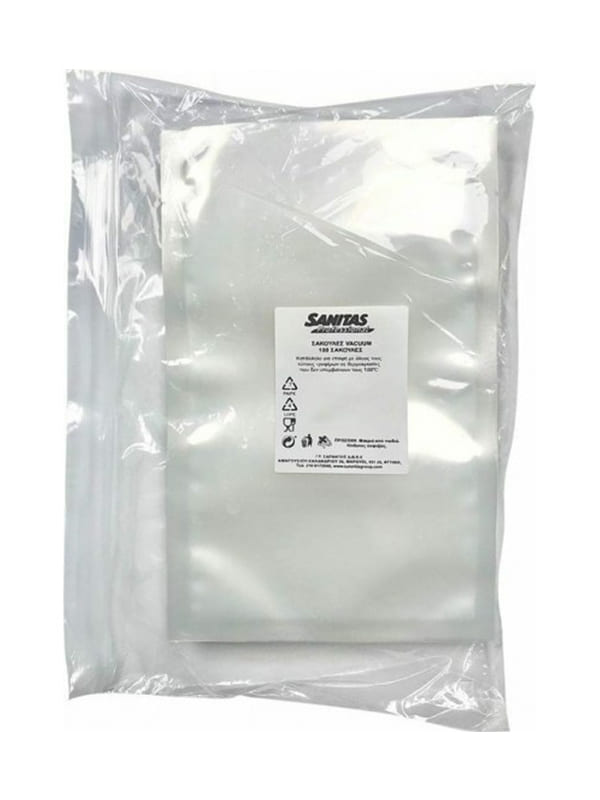 Σακούλες vacuum sous-vide (15X25cm) 100σακ SANITAS