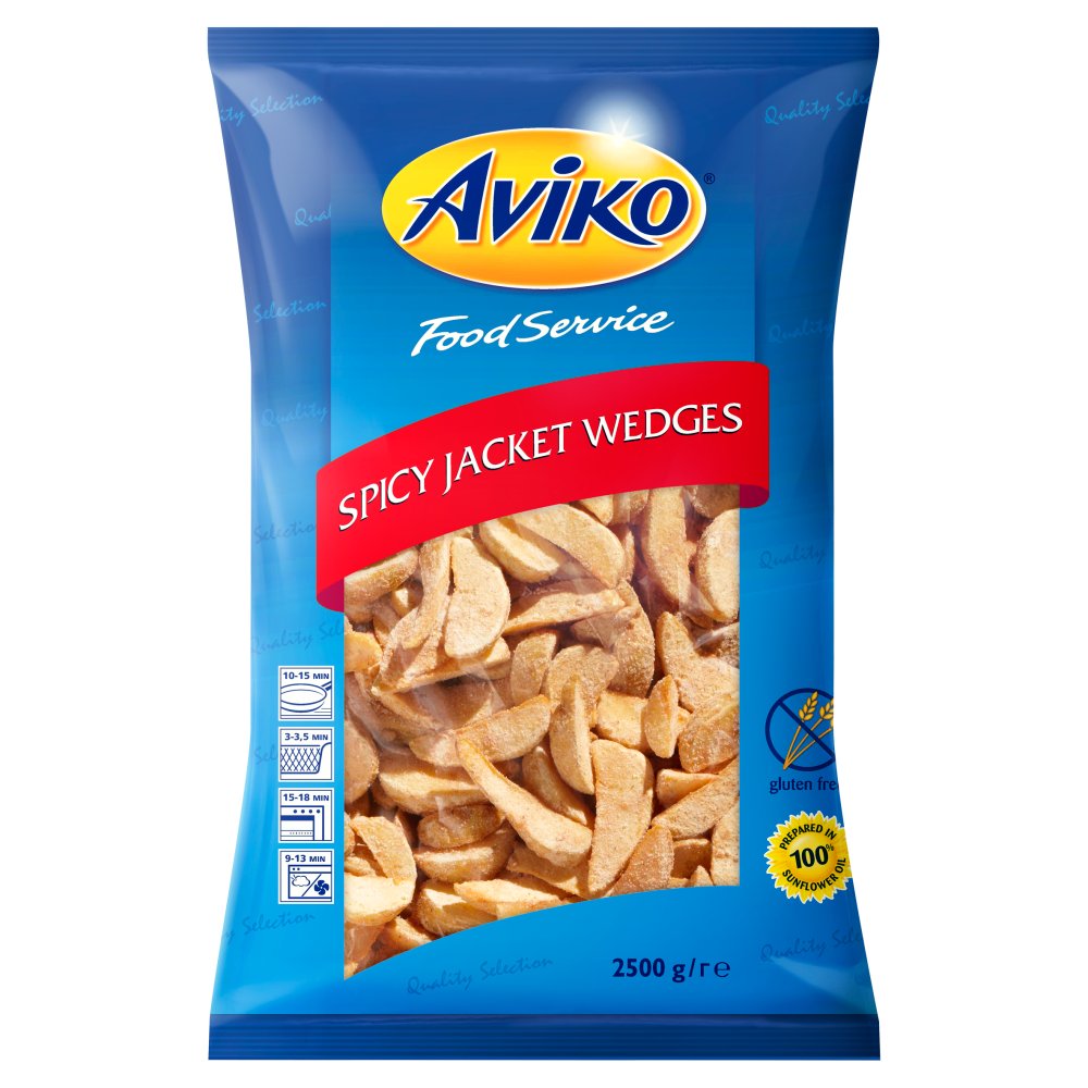 Aviko Προτηγανισμένες πατάτες Jacket Wedges Spicy 2.5kg