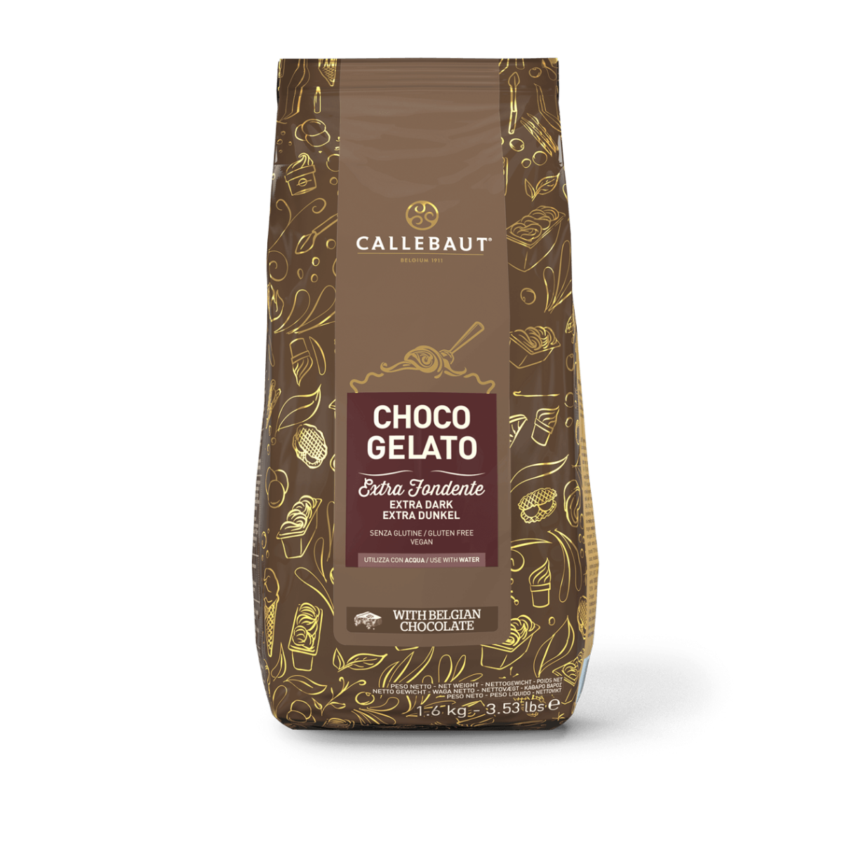 Choco gelato extra fondente powder Barry Callebaut 1.6kg