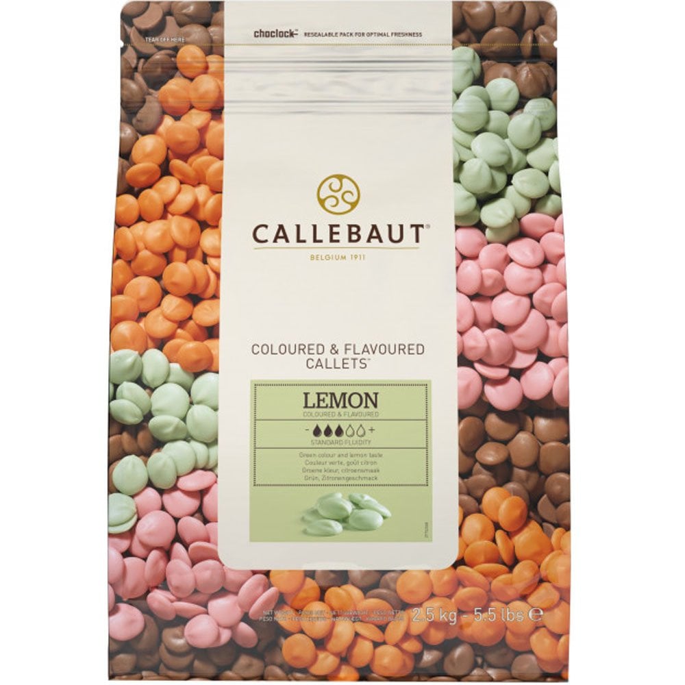 Σοκολάτα lime 27.5% callets Barry Callebaut 2.5kg