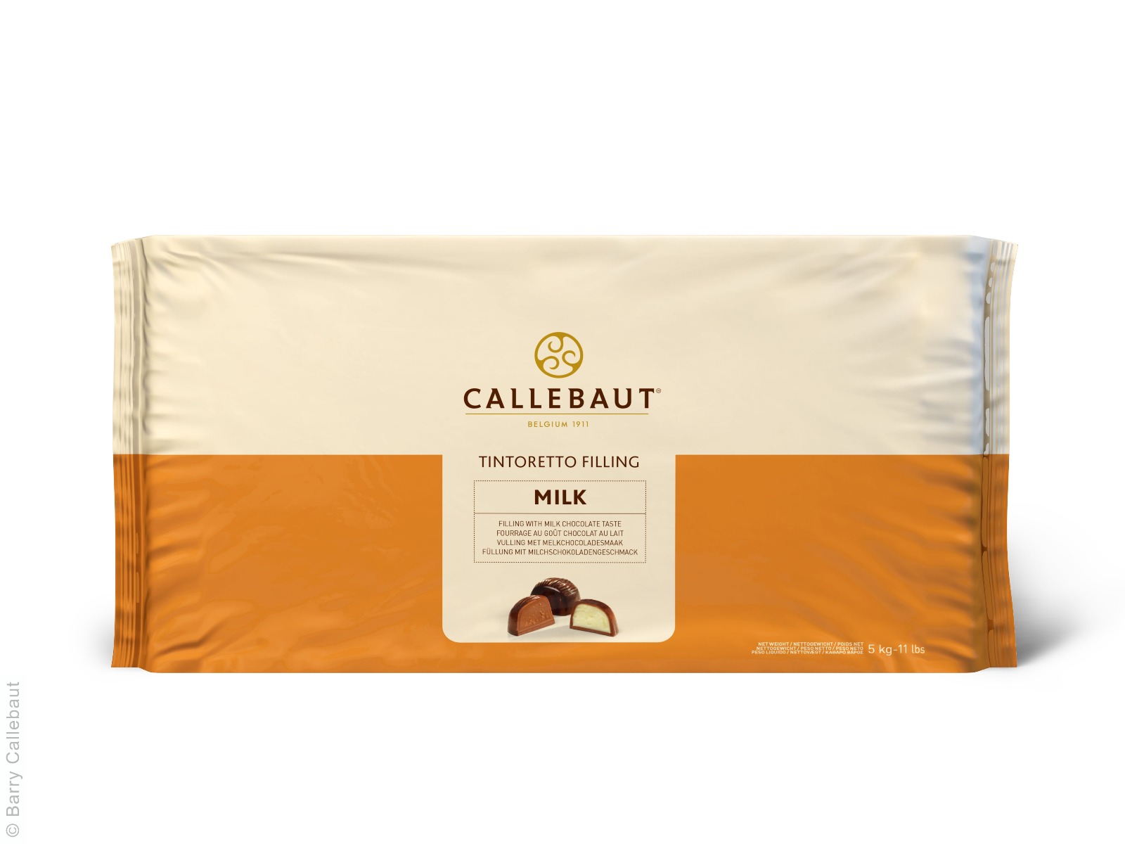 Σοκολάτα γάλακτος για γέμιση blocks Barry Callebaut 5kg