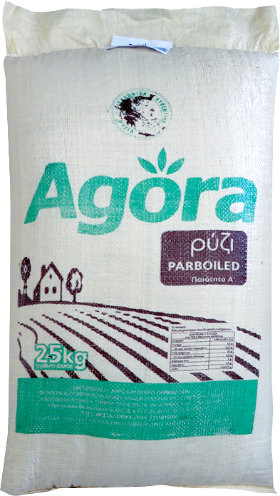 Ρύζι parboiled A' Agora Agrino 25kg