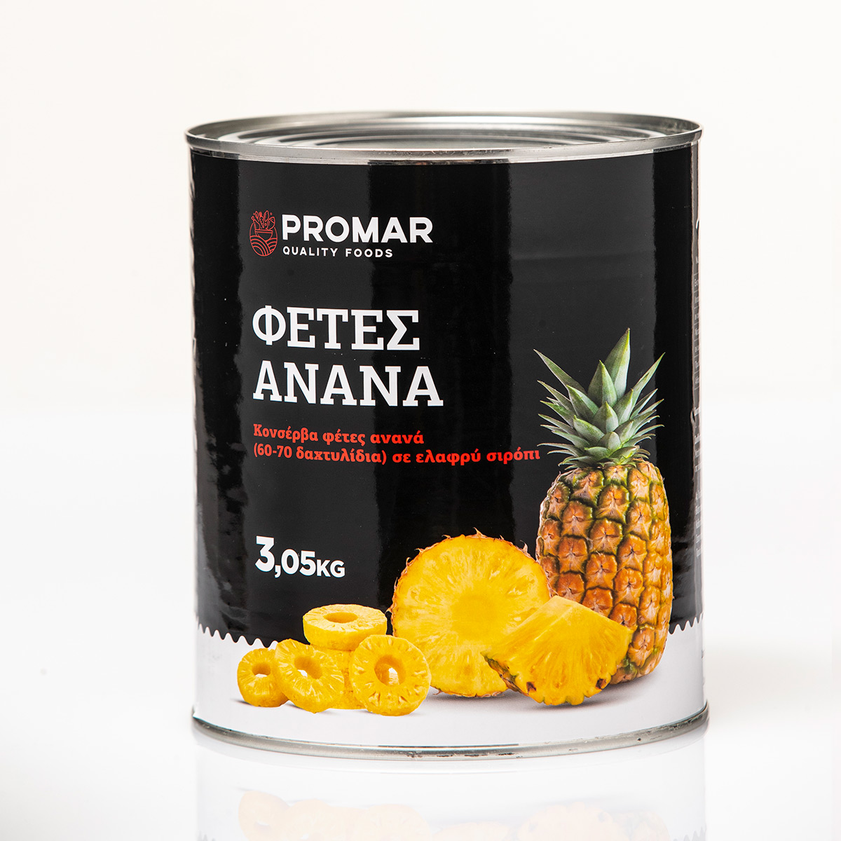 Κομπόστα ανανάς ροδέλες 3,05kg PROMAR